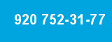 920 752-31-77 920 752-31-77